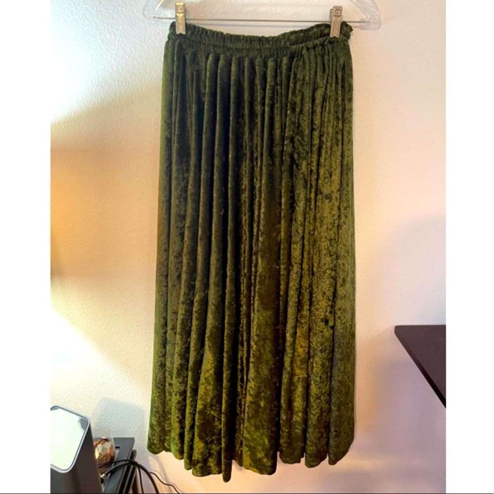 Vintage Cottagecore Pleated Skirt